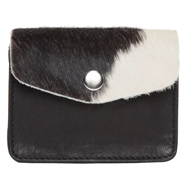 Kate | Cowhide Card and Change Purse