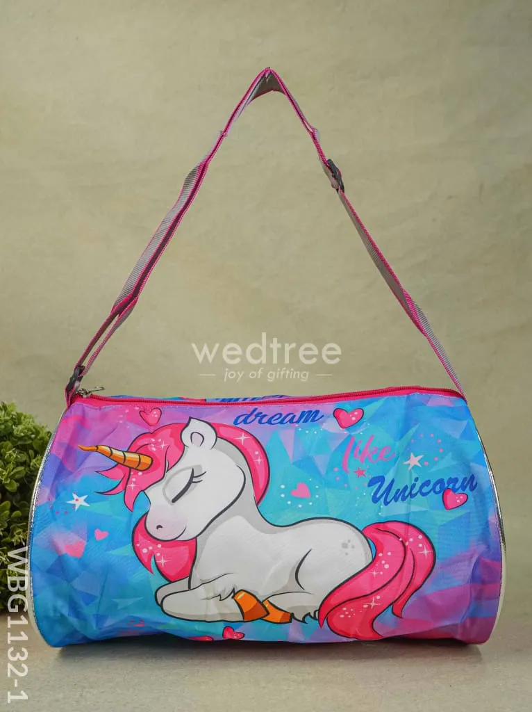 Kids Duffle Bag - Unicorn - WBG1132-1