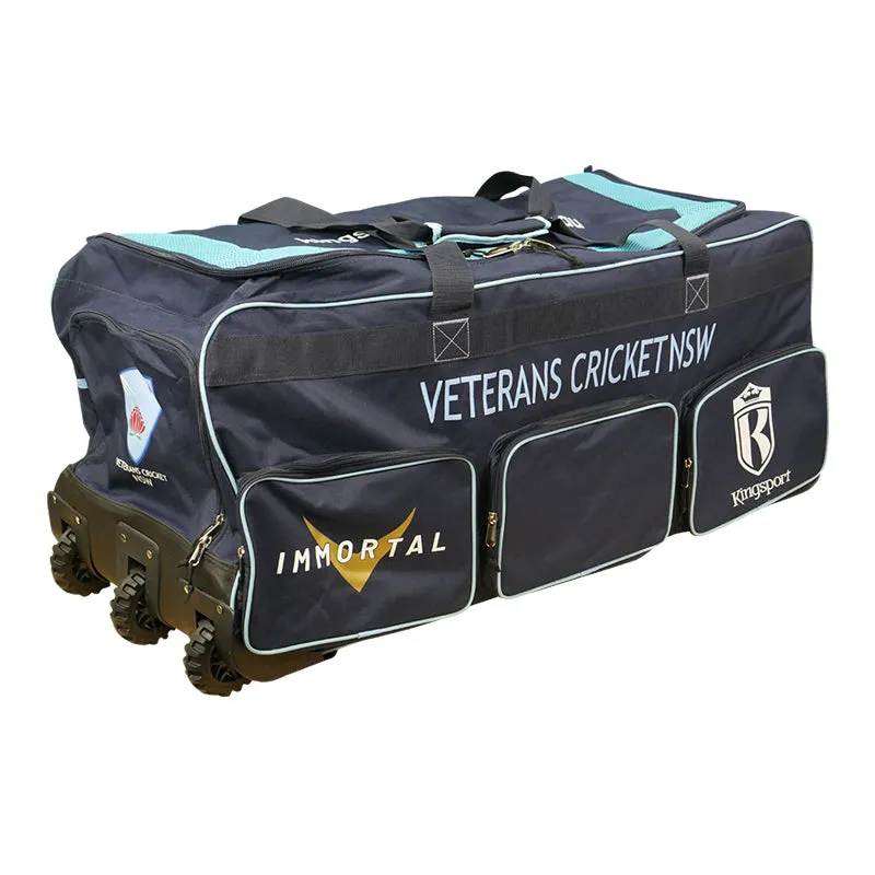 Kingsport Immortal Wheel Bag - Veterans Cricket NSW