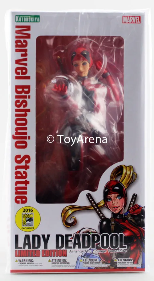 Kotobukiya Bishoujo SDCC 2016 Marvel Lady Deadpool Statue Figure Exclusive