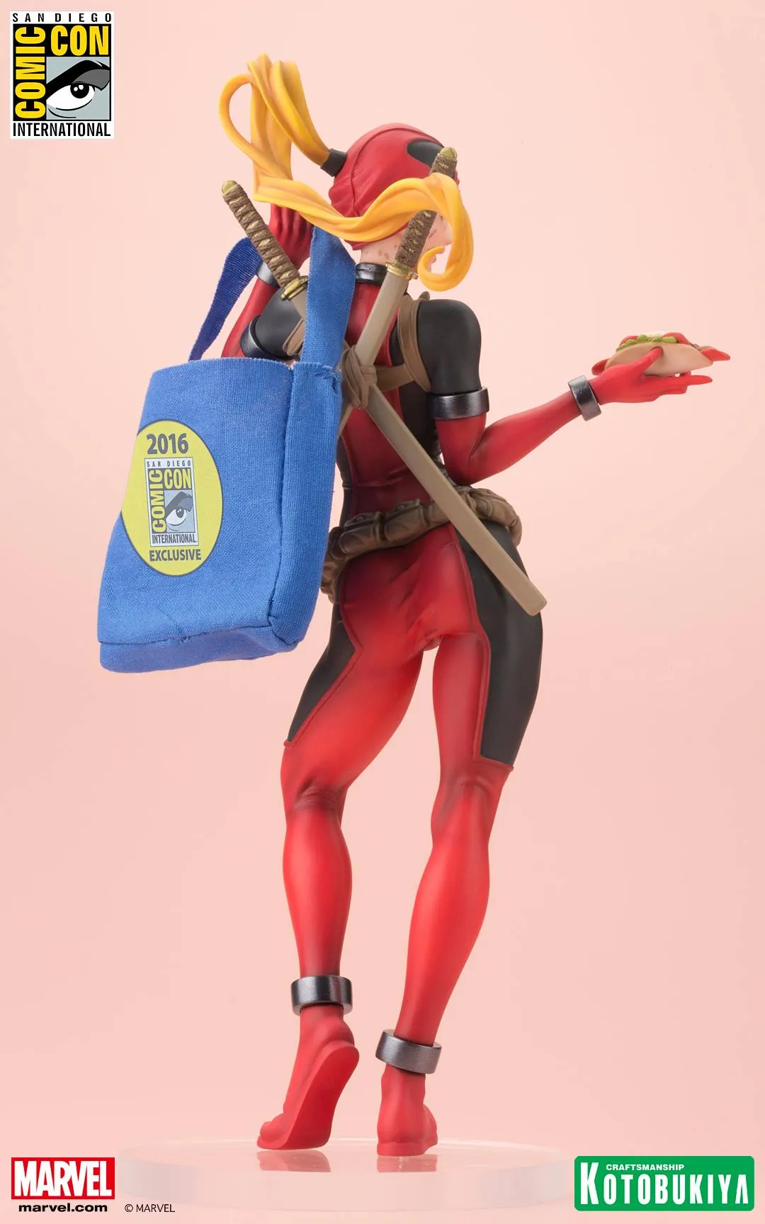 Kotobukiya Bishoujo SDCC 2016 Marvel Lady Deadpool Statue Figure Exclusive