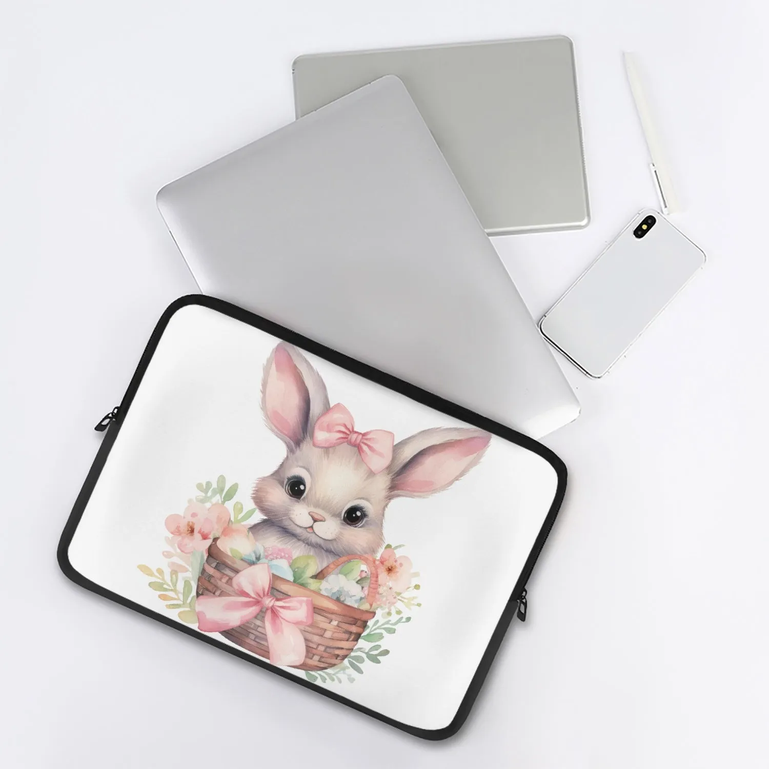 Laptop Sleeve - without handles Easter Bunny