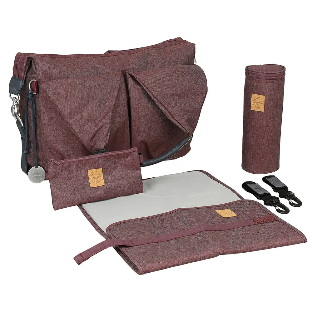 Lassig Green Label Burgundy Nappy Bag