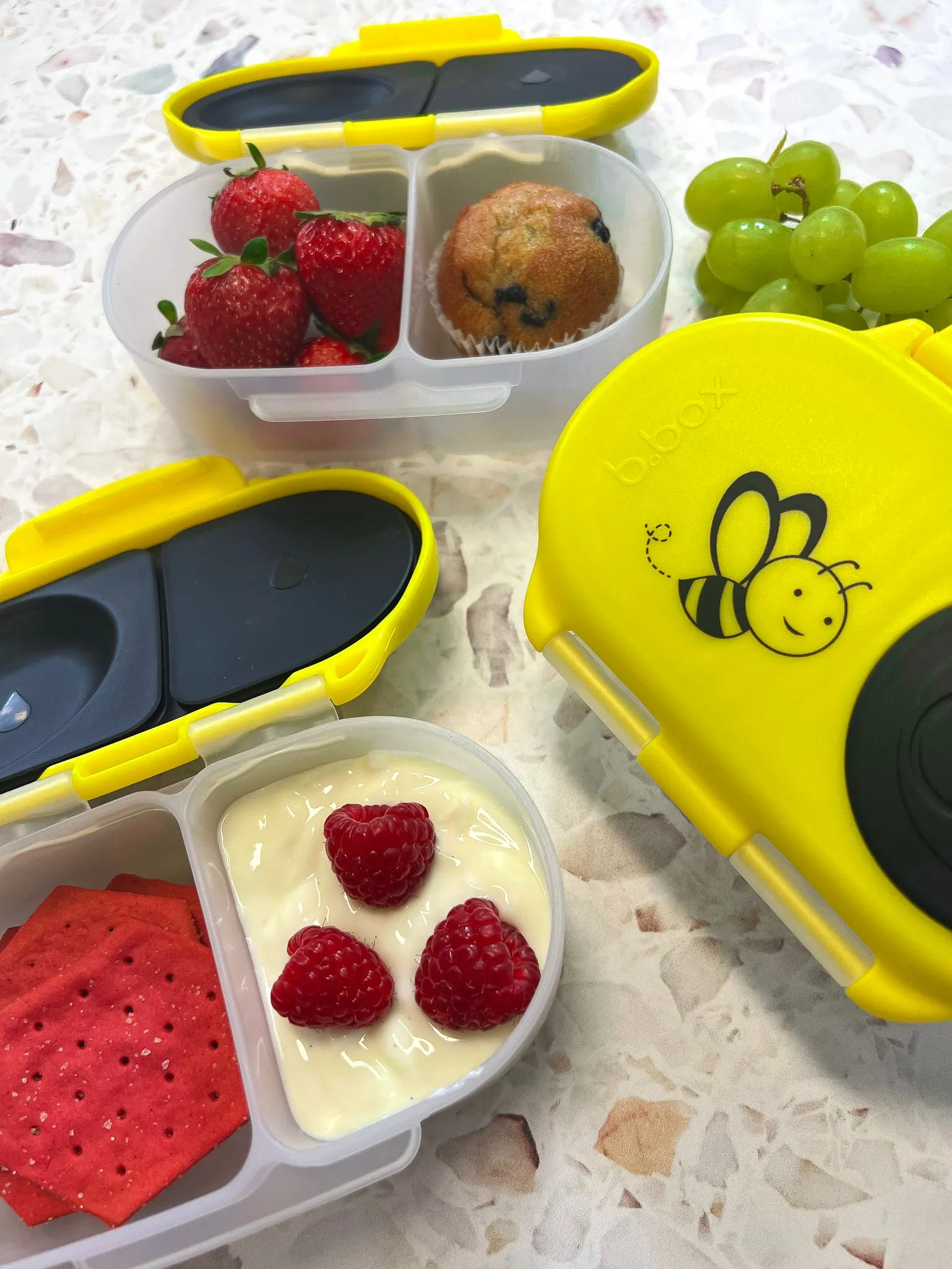 Limited Edition b.box   The Bento Buzz Snack Box - Buzzy Bee