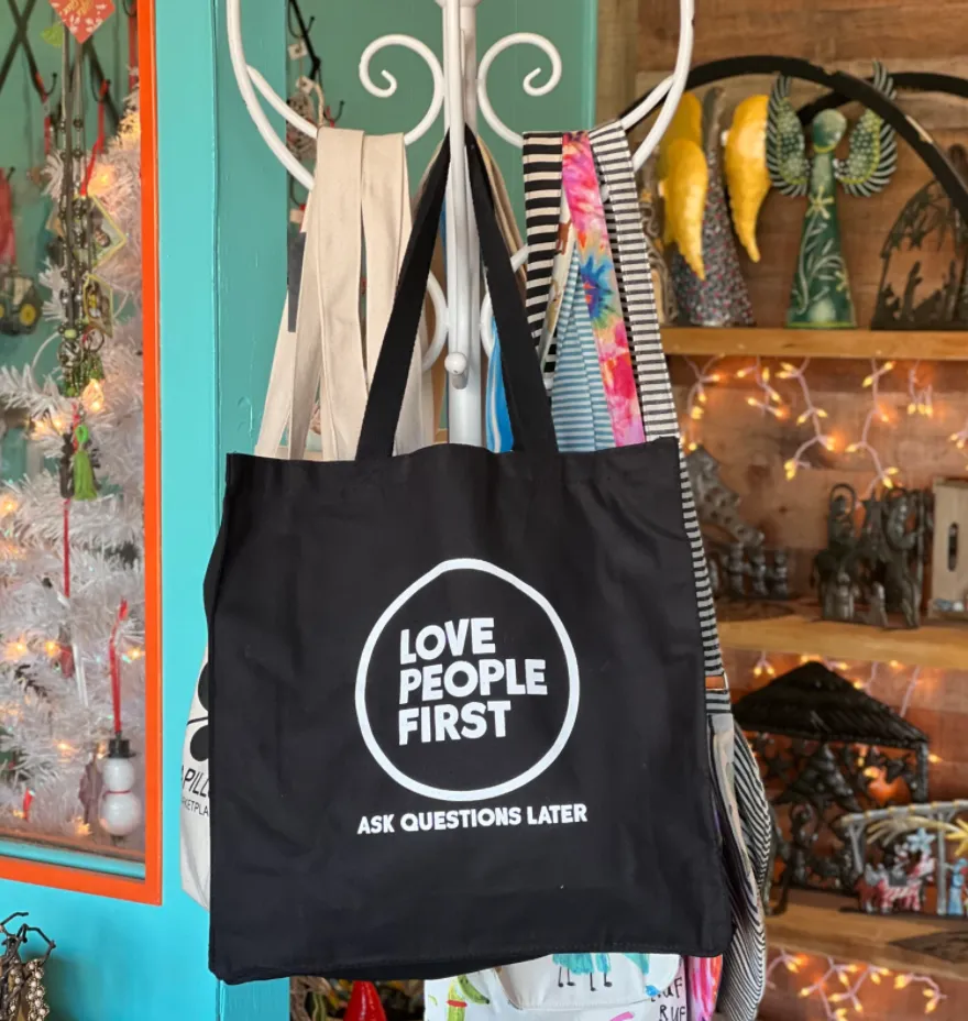 'Love People First' Tote