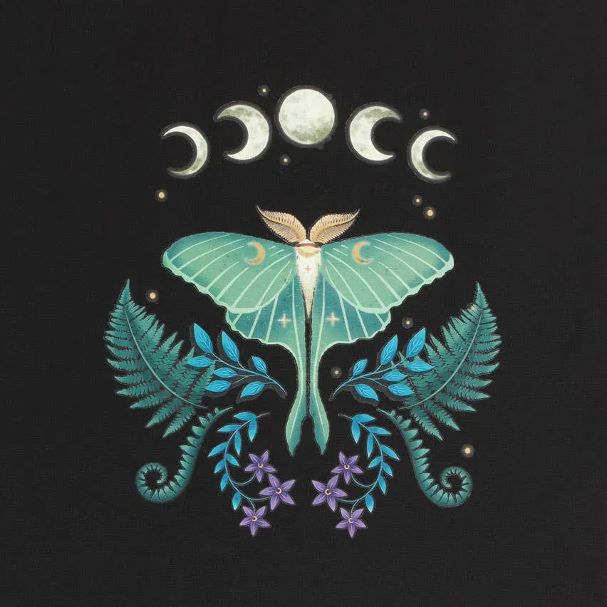 Luna Moth Polycotton Tote Bag