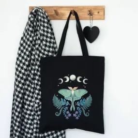 Luna Moth Polycotton Tote Bag