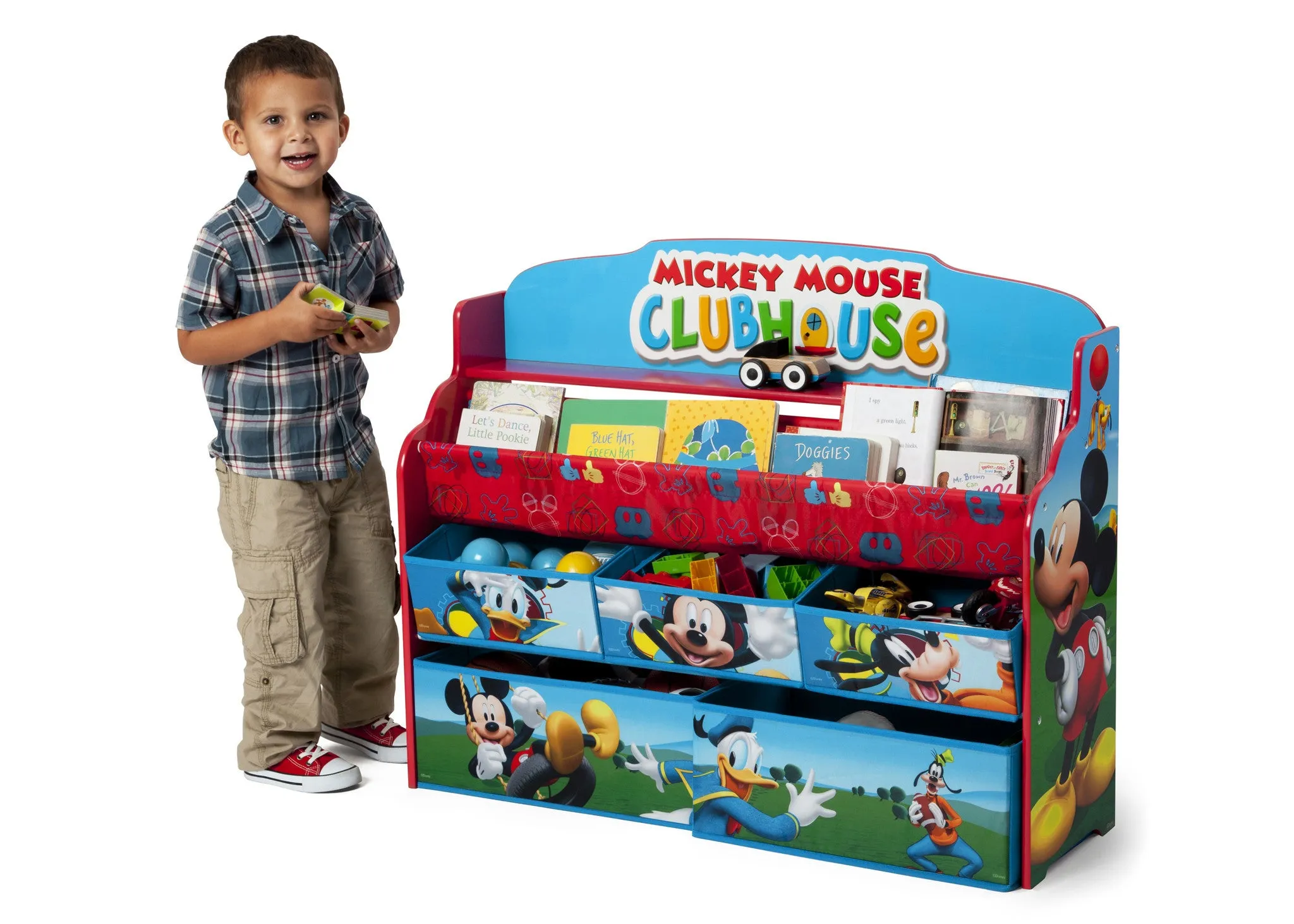 Mickey Mouse Deluxe Book & Toy Organizer