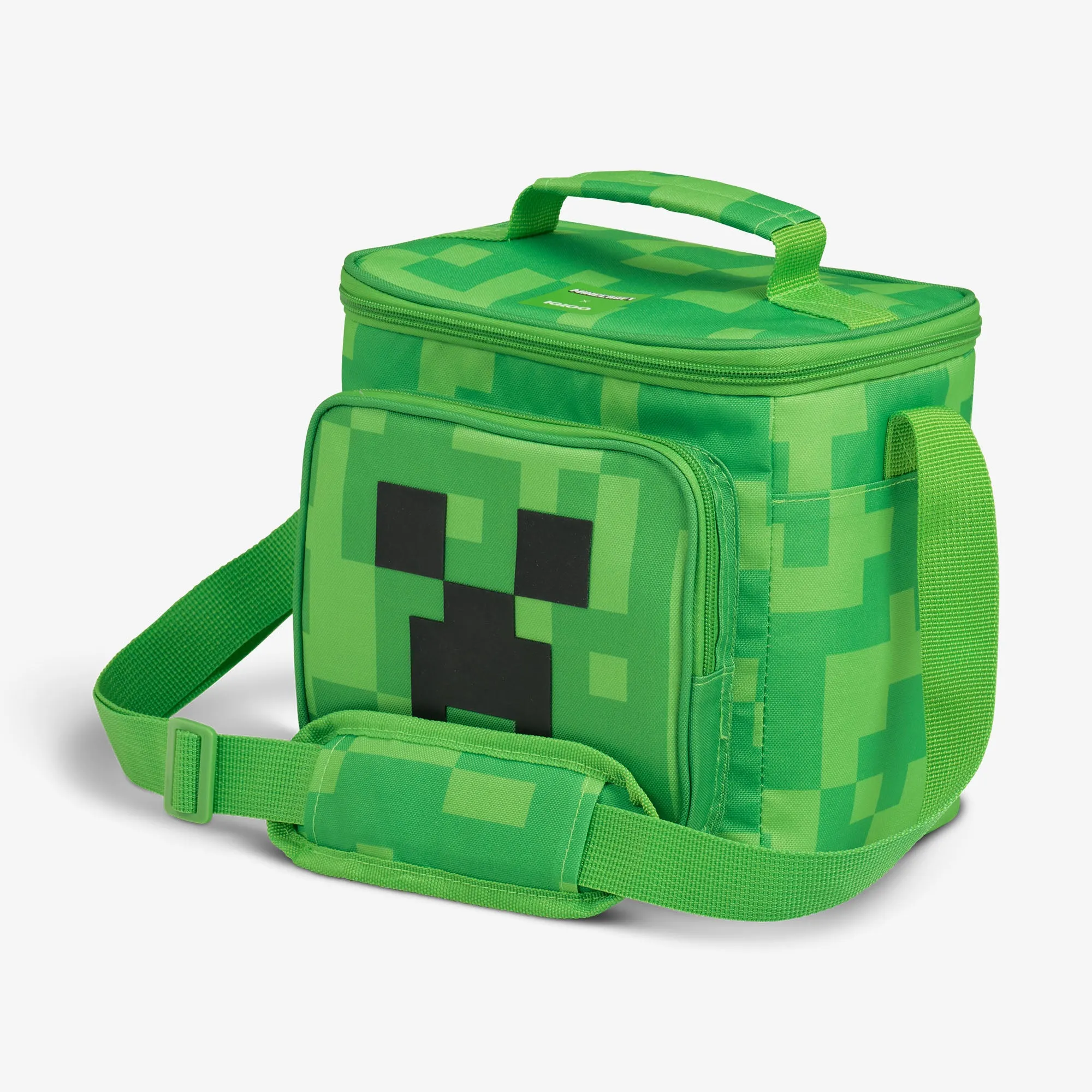 Minecraft Creeper Square Lunch Cooler Bag