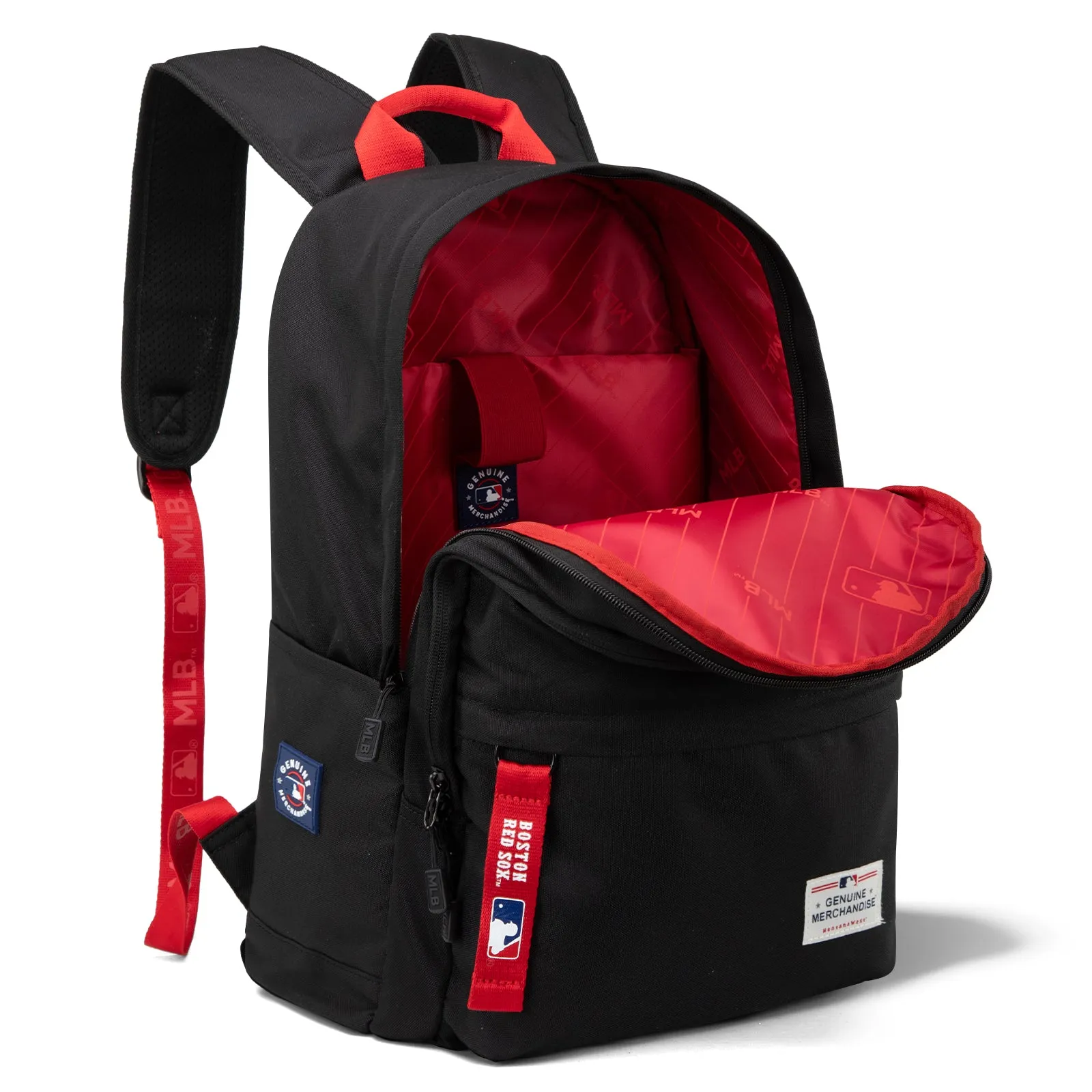 MLB-BR55-355  MLB Boston Red Sox Laptop Backpack