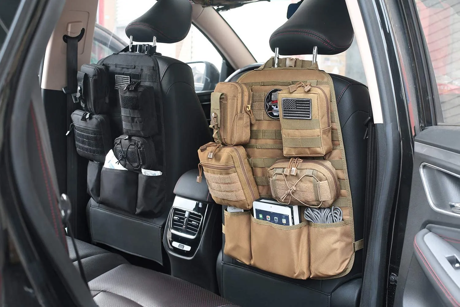 MOLLE Car Seat Organizer - Deluxe