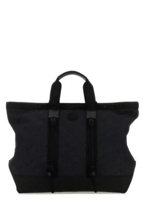 MONCLER | Black canvas Tech shopping bag