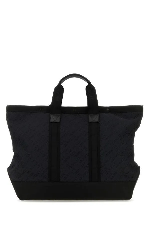 MONCLER | Black canvas Tech shopping bag