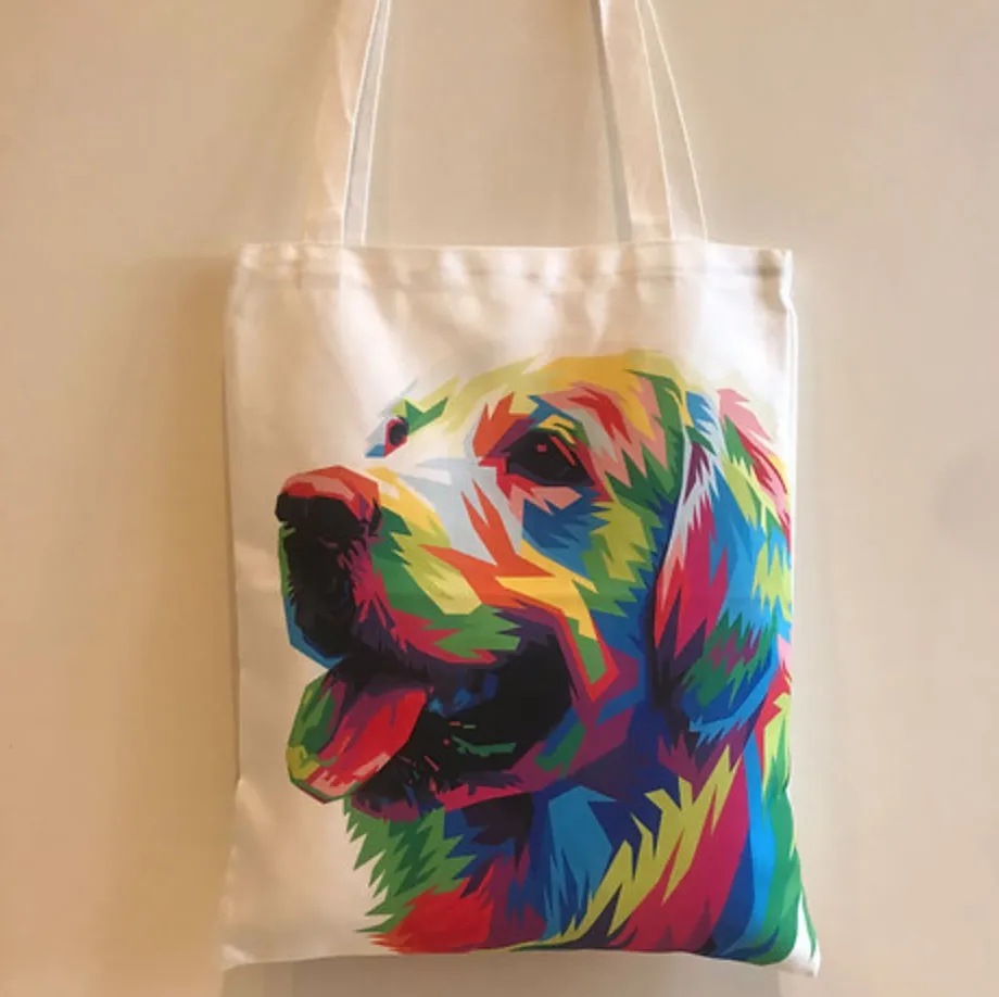 Multicoloured Animal Tote Shopping Bag (3 Designs)