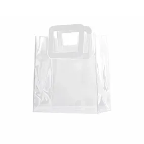 Multifunctional Clear PVC Tote Gift Bag 17x14cm