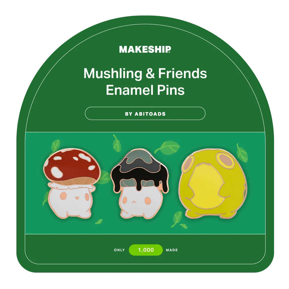 Mushling & Friends Enamel Pins