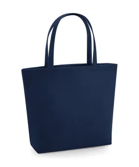 Navy - Felt shopper