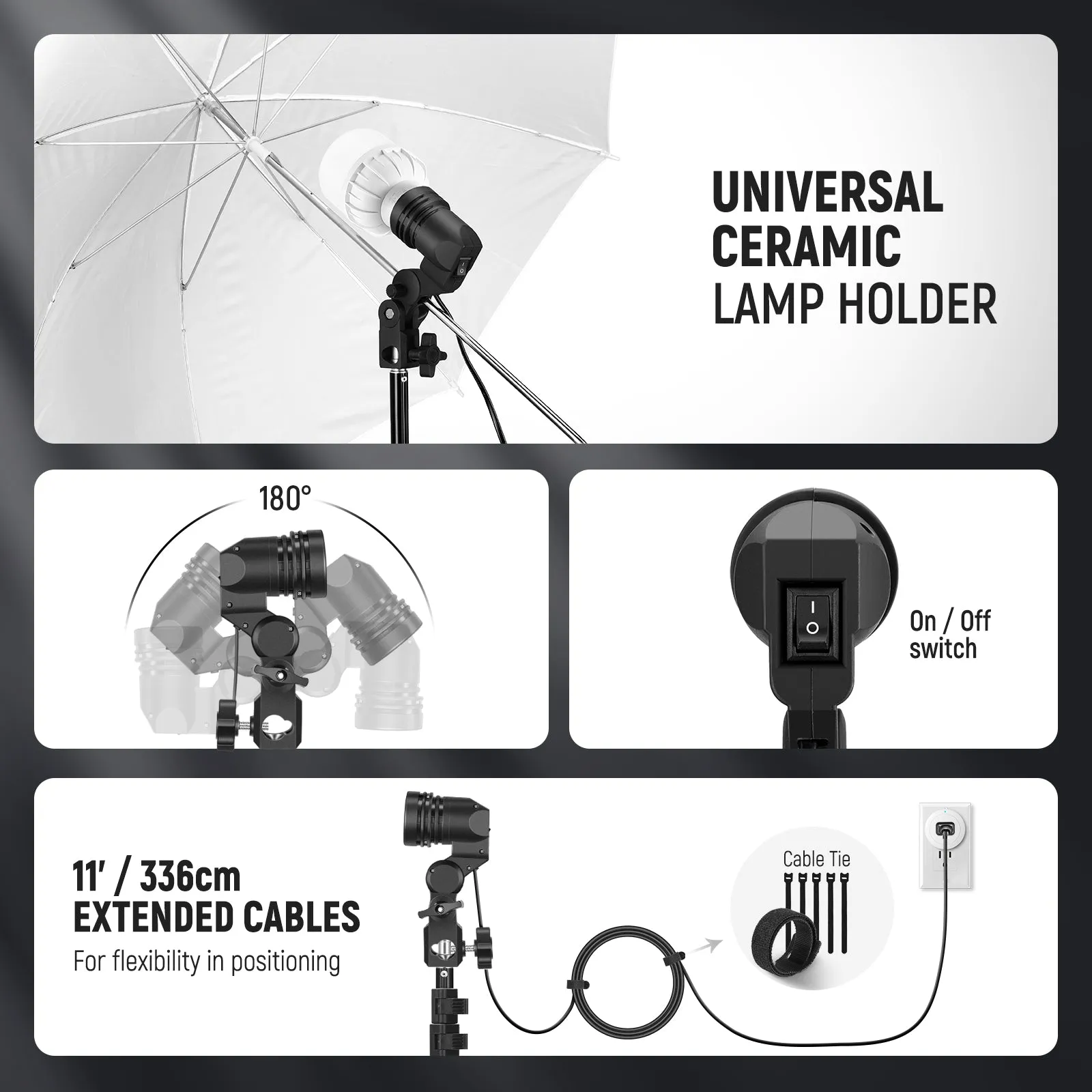 NEEWER NK501 400W Photography Lighting Kit