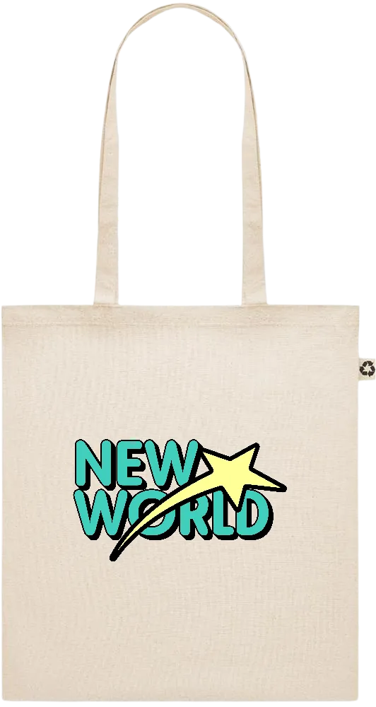 New World Star Design - Recycled cotton shopping bag