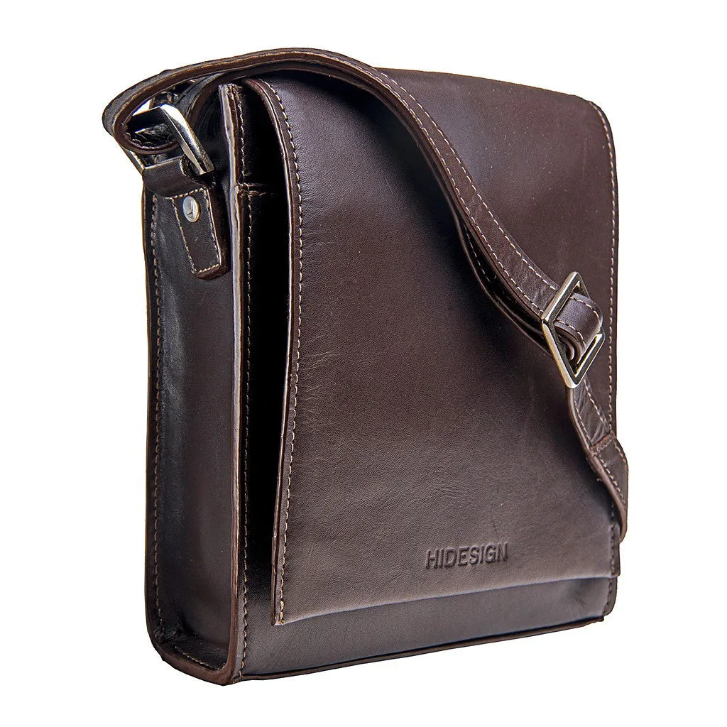 Nico Leather Cross Body in Brown