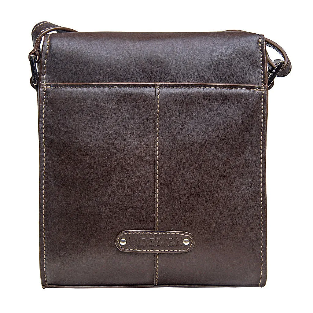 Nico Leather Cross Body in Brown