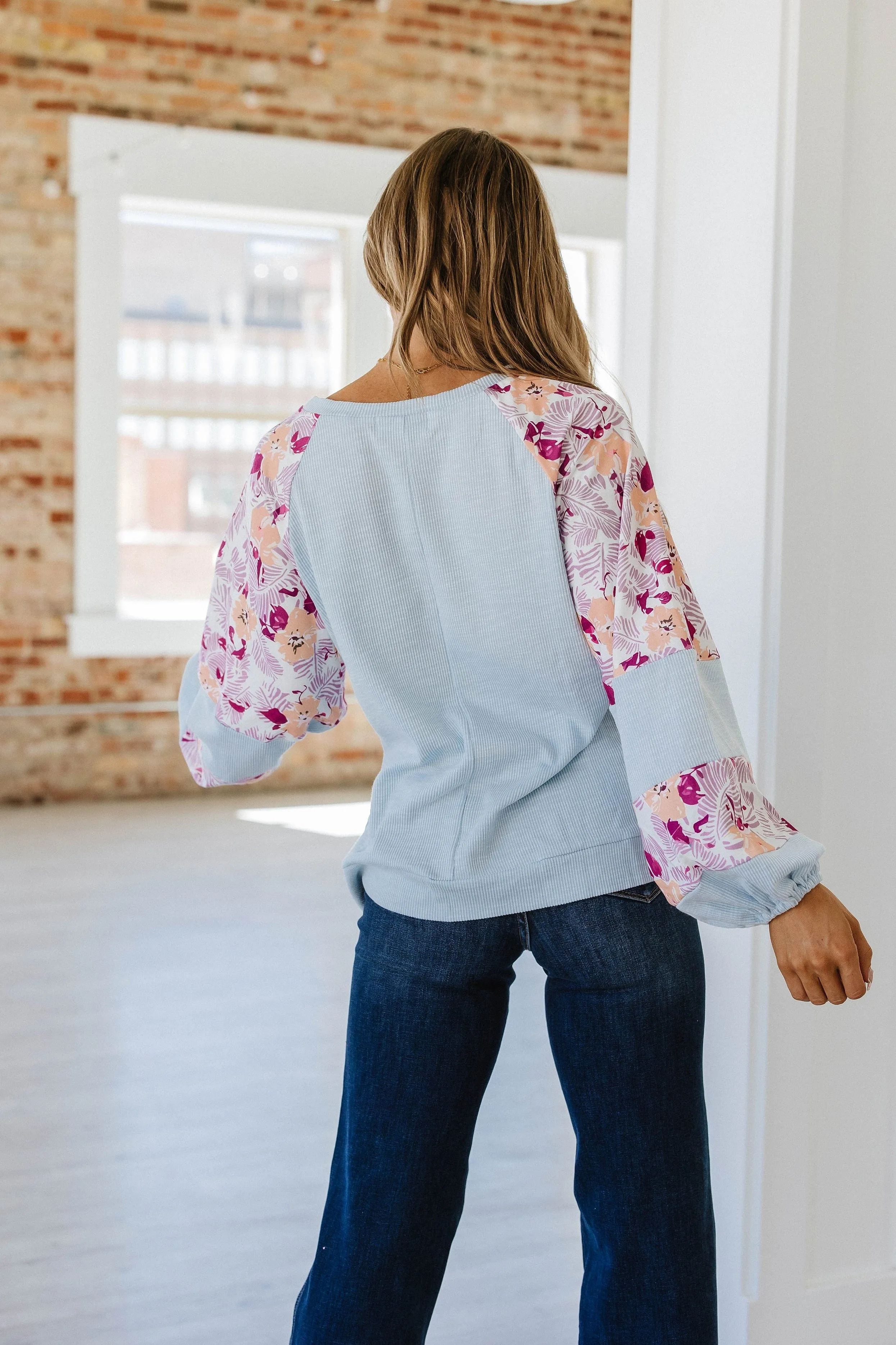 Norma Floral Balloon Sleeve Top | S-XL | PRE ORDER