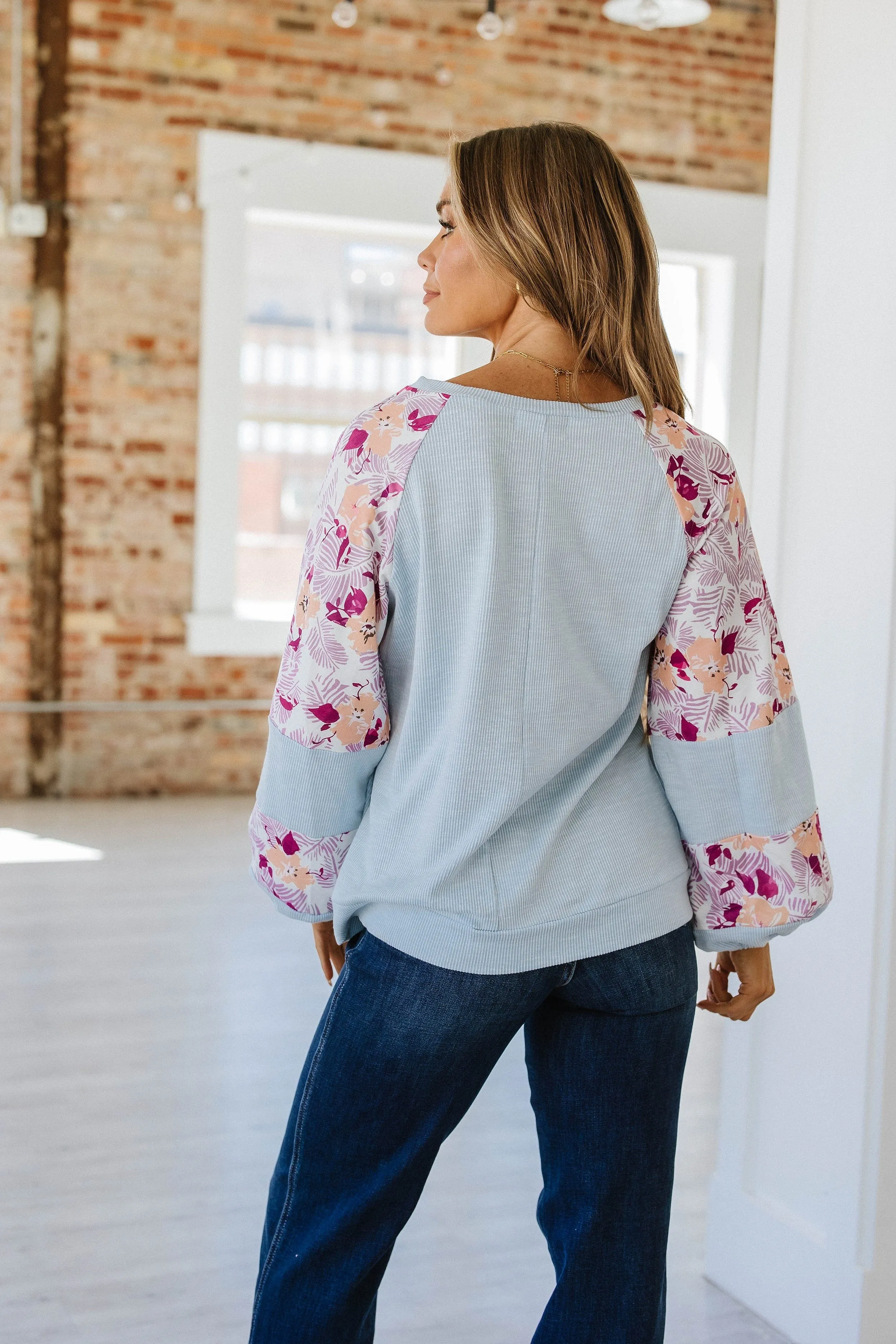 Norma Floral Balloon Sleeve Top | S-XL | PRE ORDER