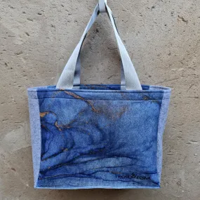 Ocean Marble - Recycled Felt Teacher Bag