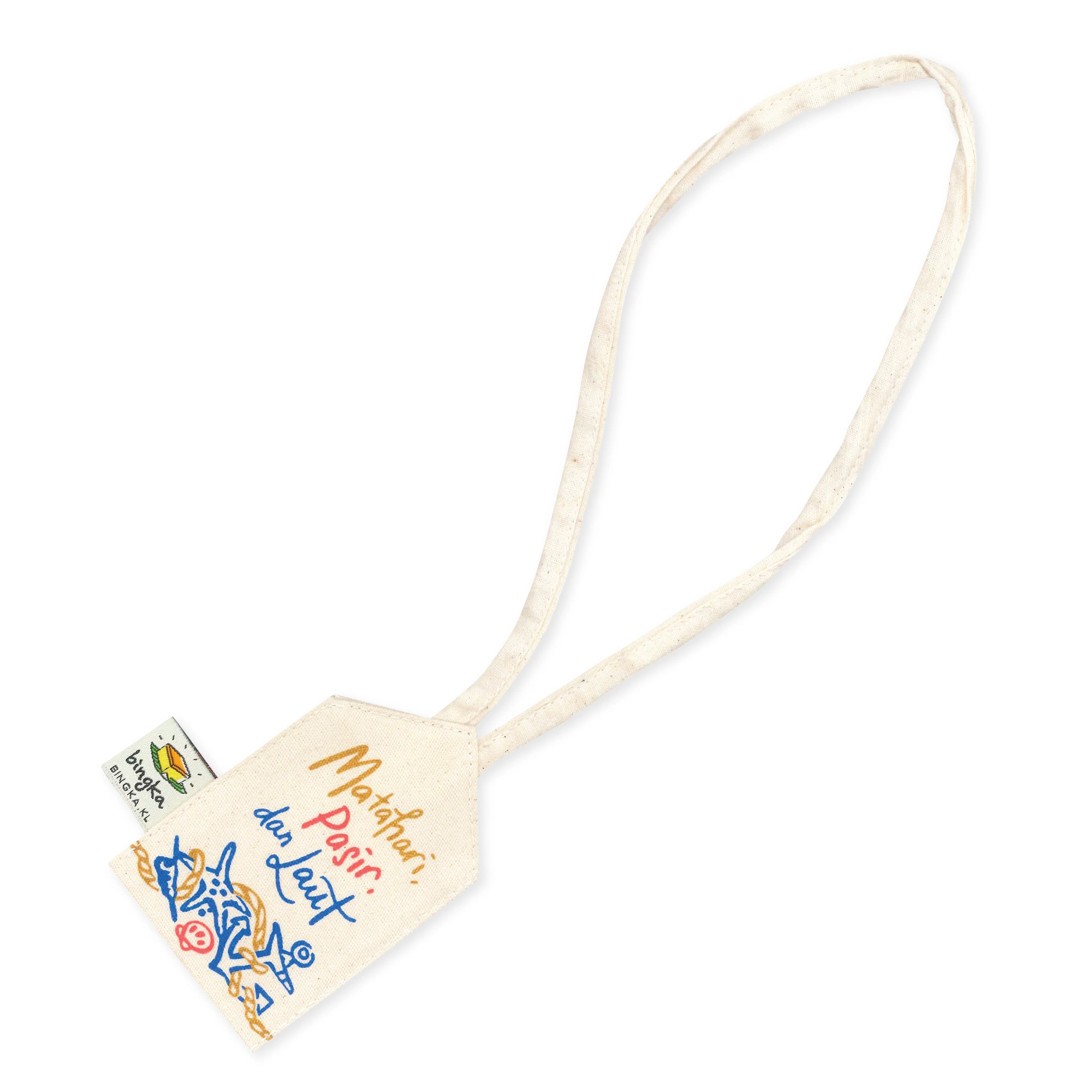 Ombak Tiles Bag Tag