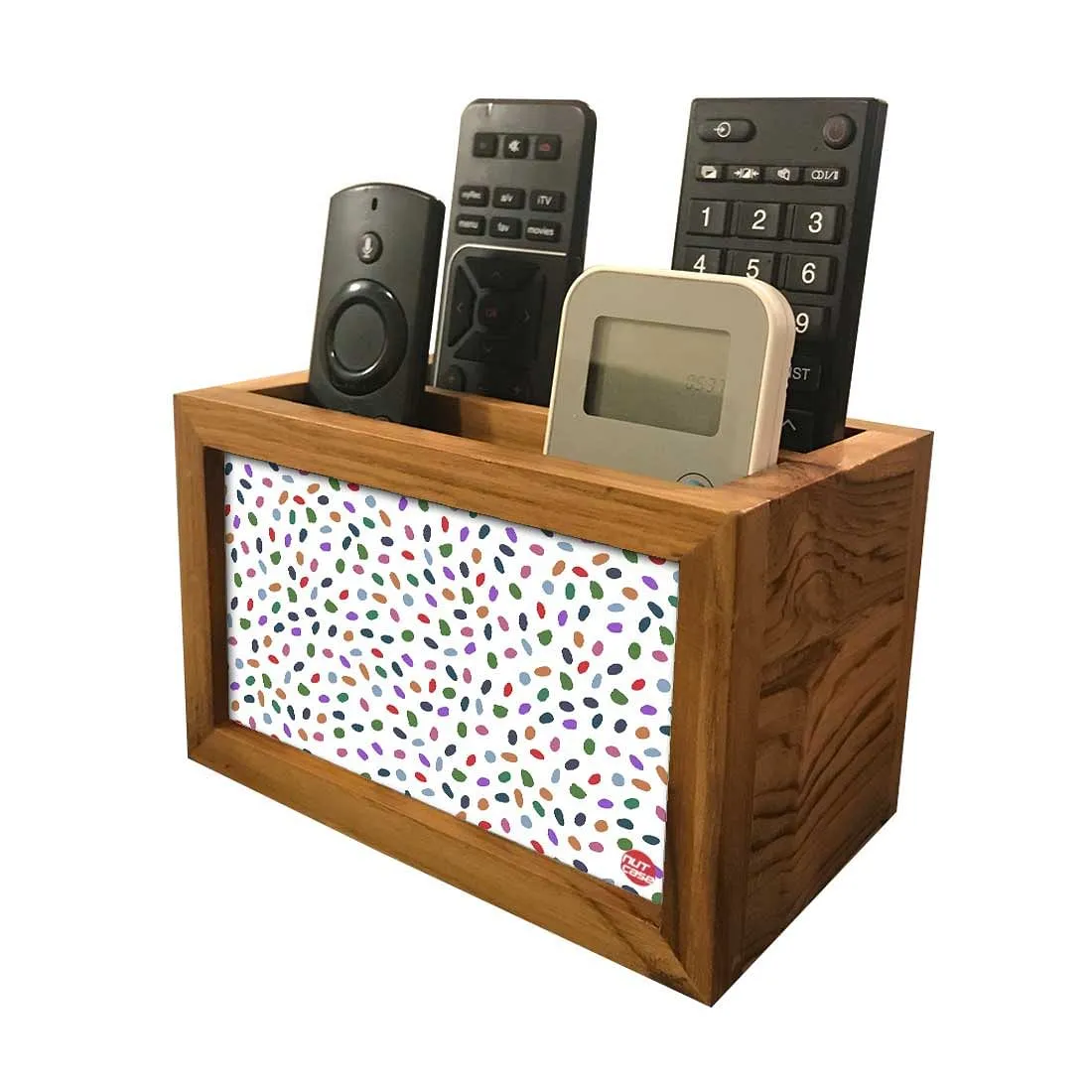 Organizer For TV AC Remotes - Multicolor Drops