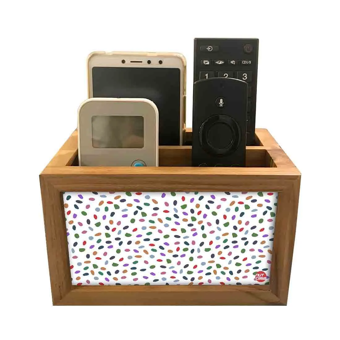 Organizer For TV AC Remotes - Multicolor Drops