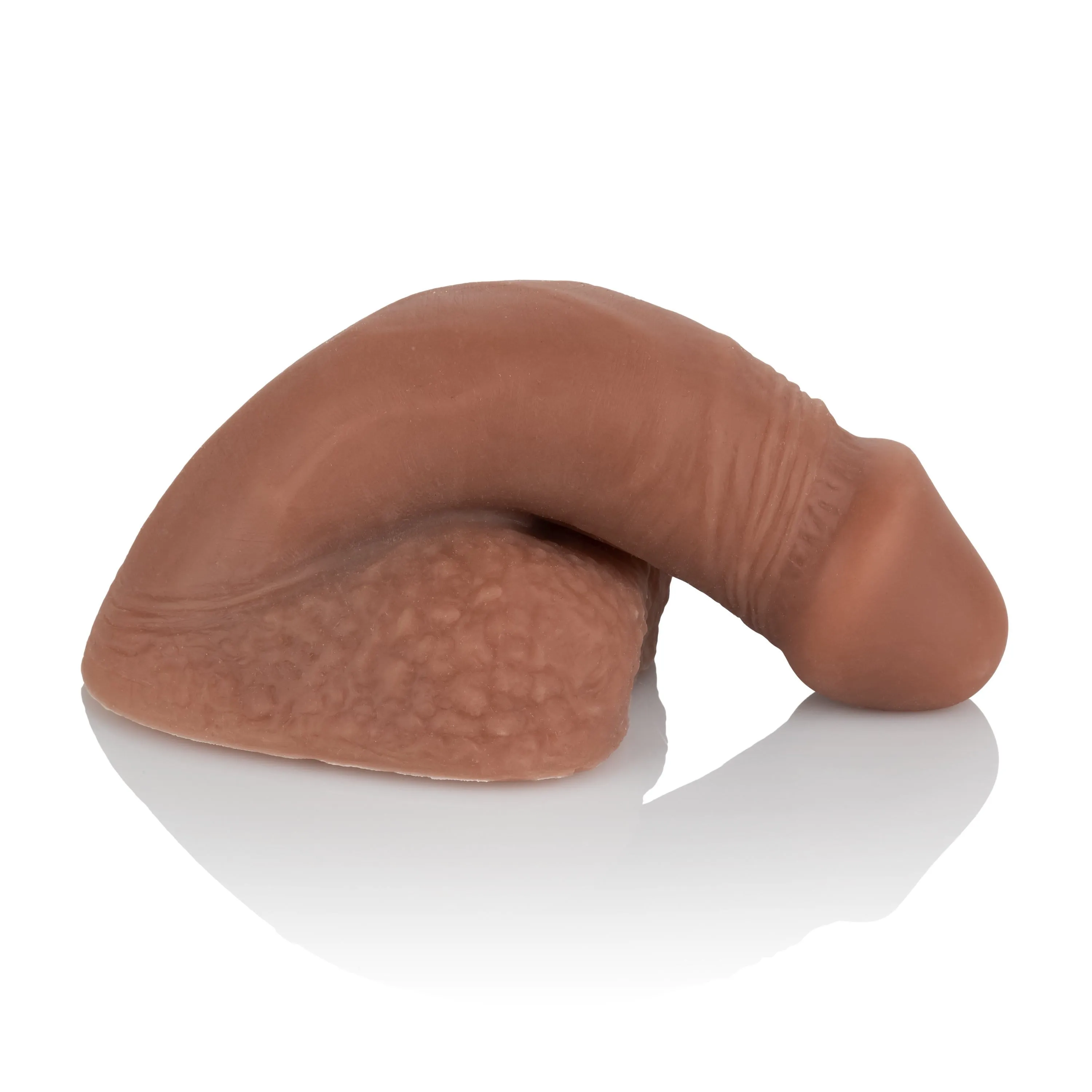 Packer Gear Silicone Packing Penis 4 Inch - Brown