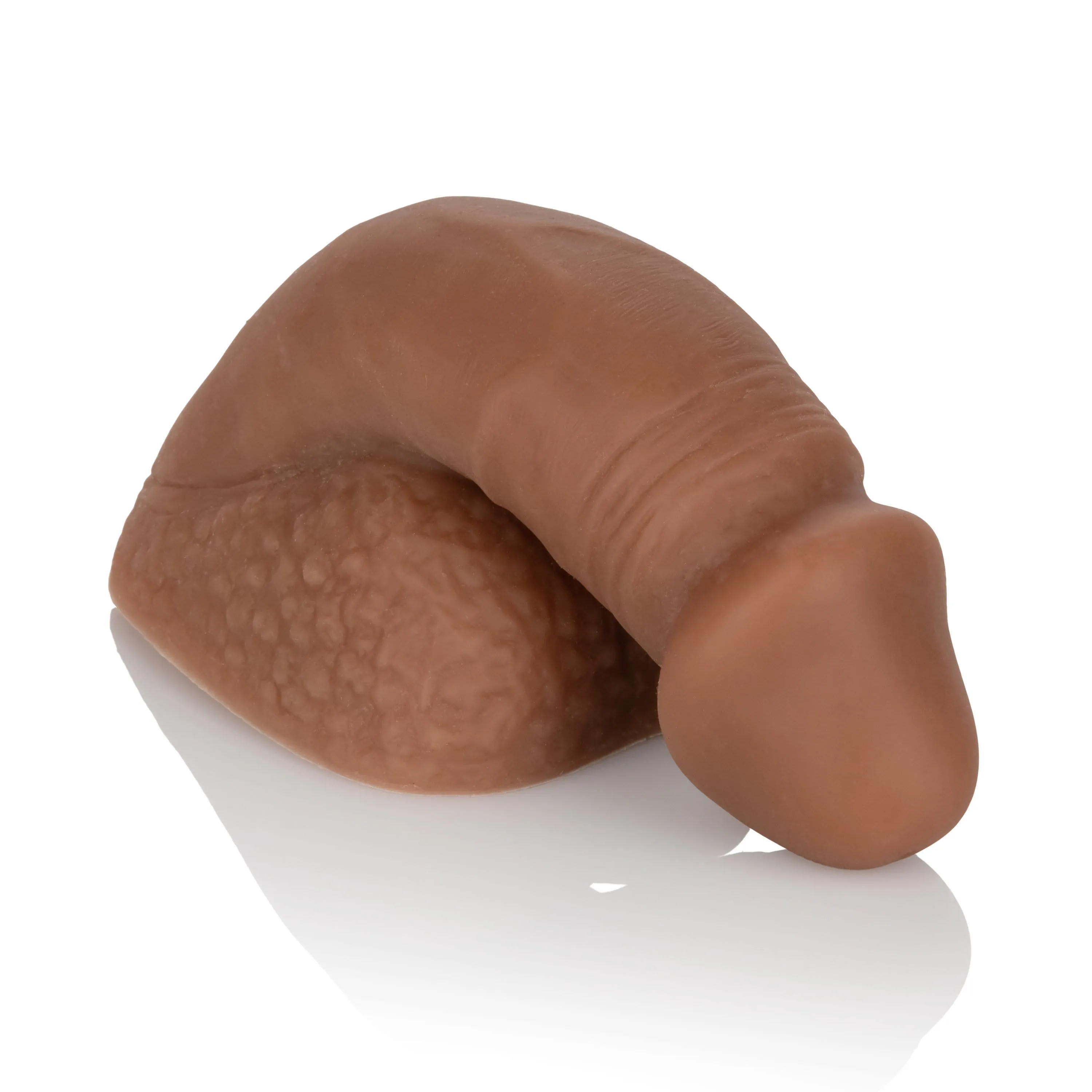 Packer Gear Silicone Packing Penis 4 Inch - Brown