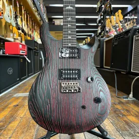 Paul Reed Smith SE Swamp Ash CE 24 Sandblasted Limited Edition Electric Guitar Sandblasted Red w/Padded Gig Bag