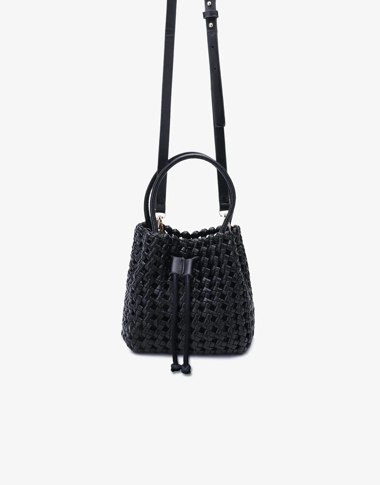 PERRIE BUCKET MINI WOVEN SQUARE