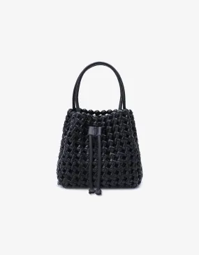 PERRIE BUCKET MINI WOVEN SQUARE