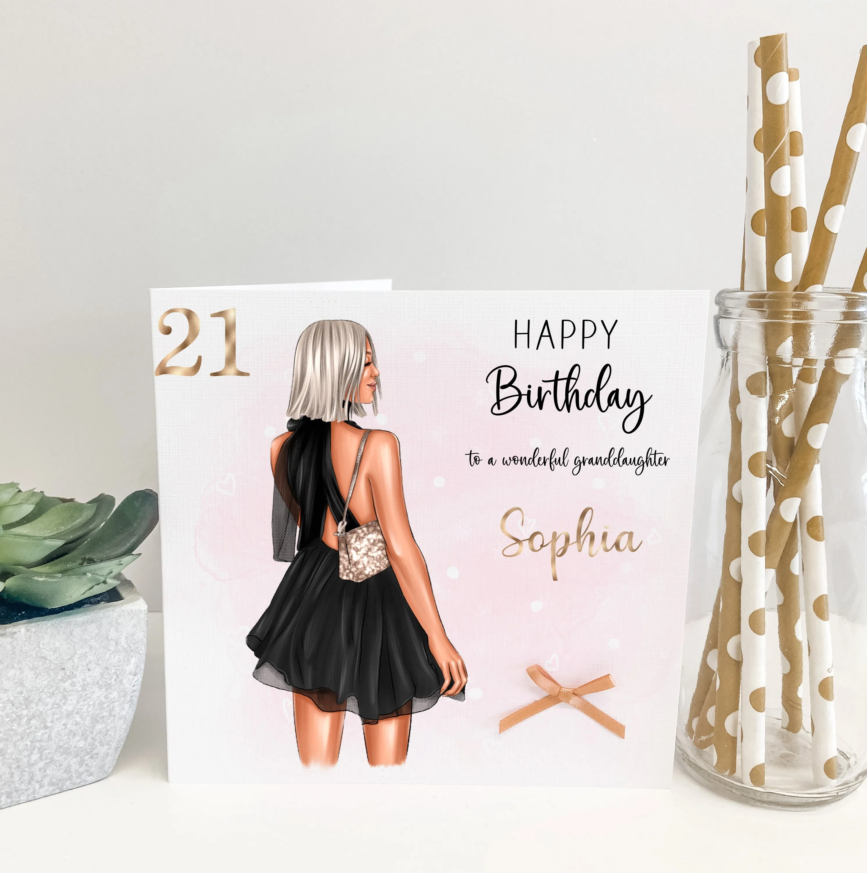 Personalised Birthday Gift Bag Girl