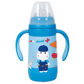 (PINKAH) Kids Water Bottle | Stainless Steel (320ML) - French Blue