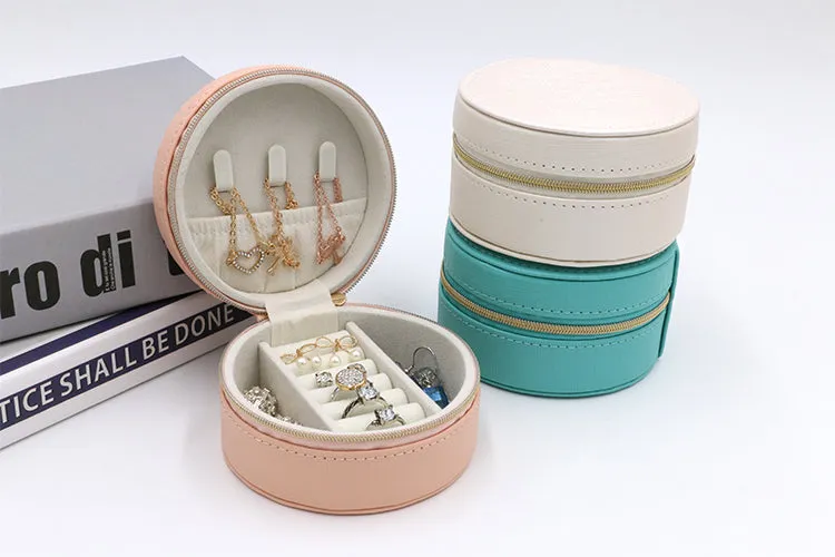 Portable Round Jewellery Organizer