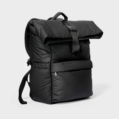 Puffer 16" Backpack Black - Open Story️