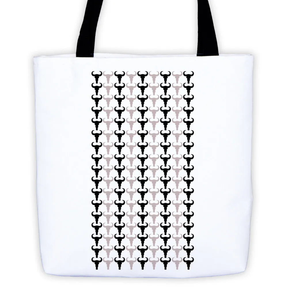 Rams & Checks Tote Bag by Robert Bowen