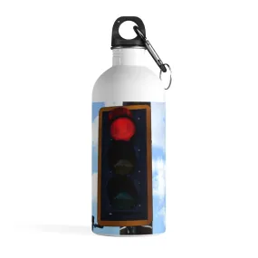 Red Light Stainless Steel Water Bottle