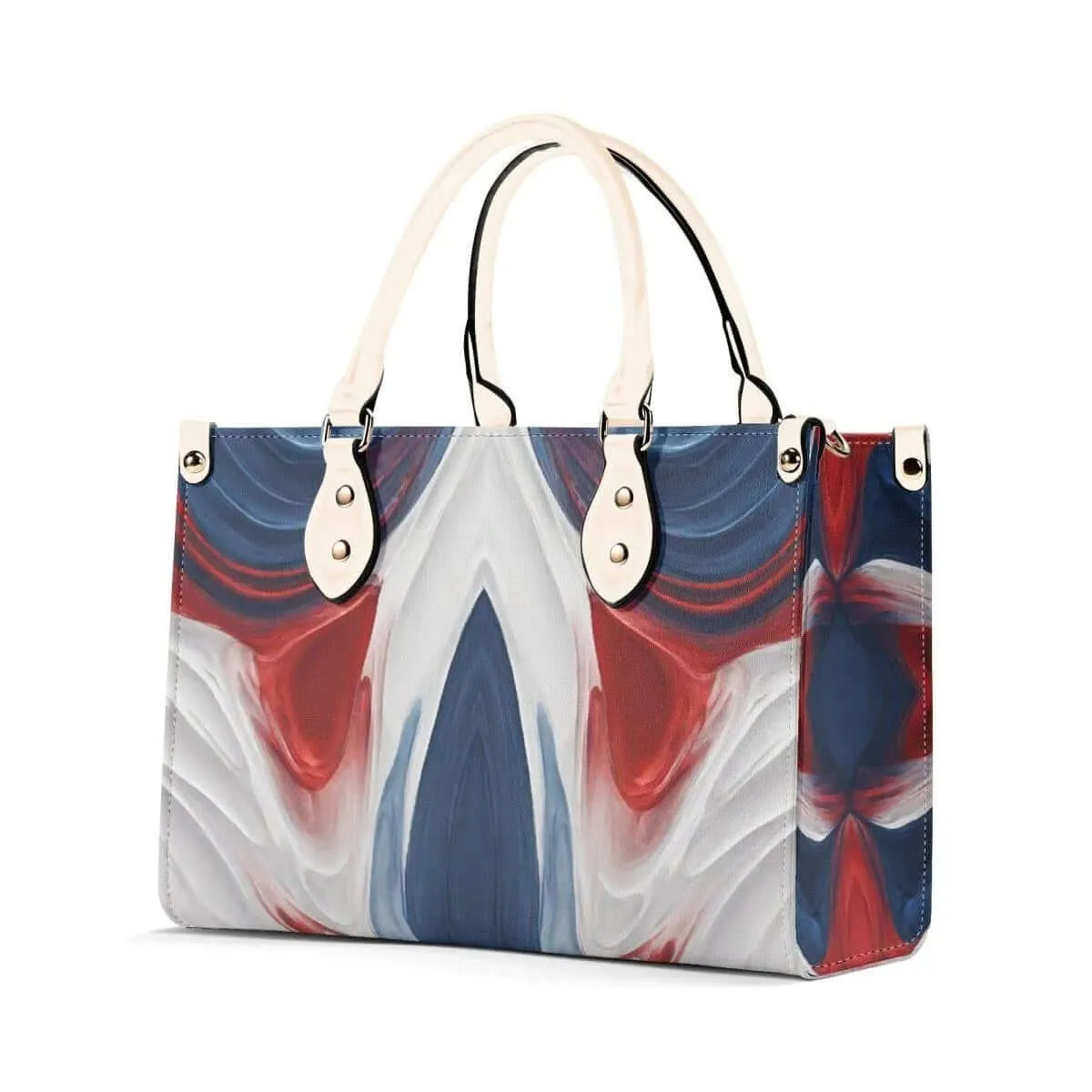 Red White Blue Swirls Bag