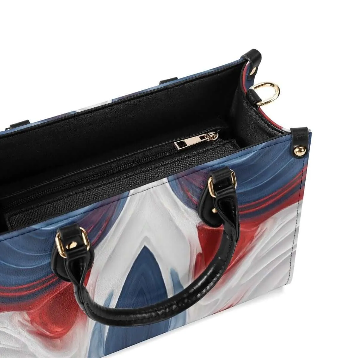 Red White Blue Swirls Bag