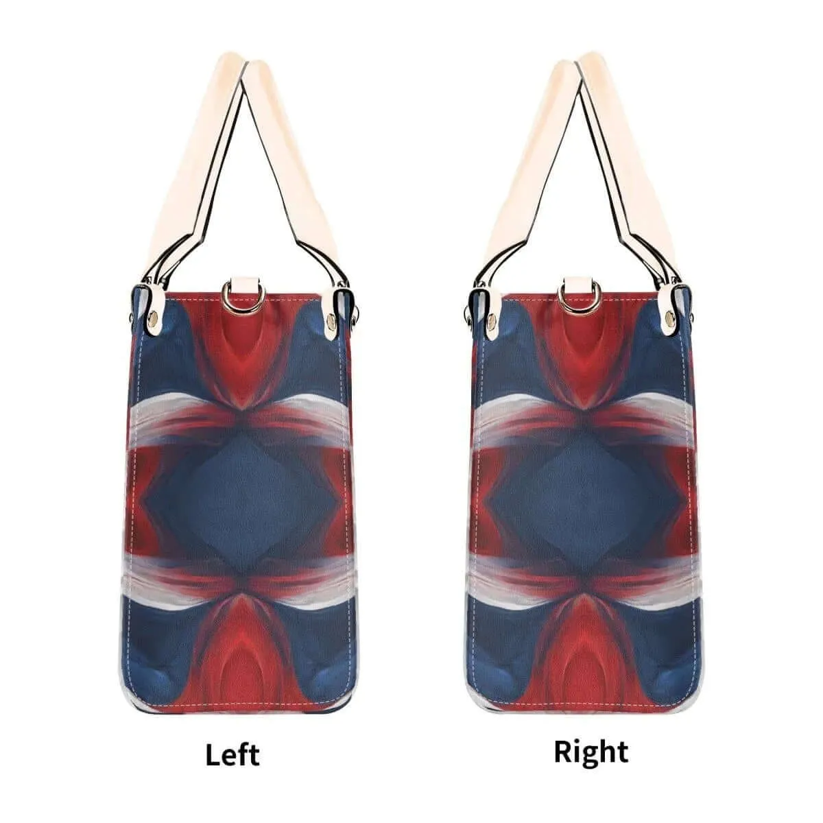 Red White Blue Swirls Bag