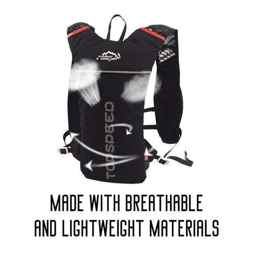 Reflective Hydration Backpack For Hiking & Running