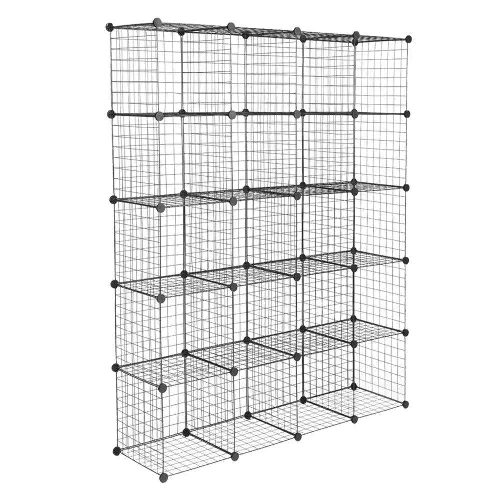 RONSHIN Diy 20-cube Storage Rack Multifunctional Unit Modular Organizer