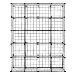 RONSHIN Diy 20-cube Storage Rack Multifunctional Unit Modular Organizer