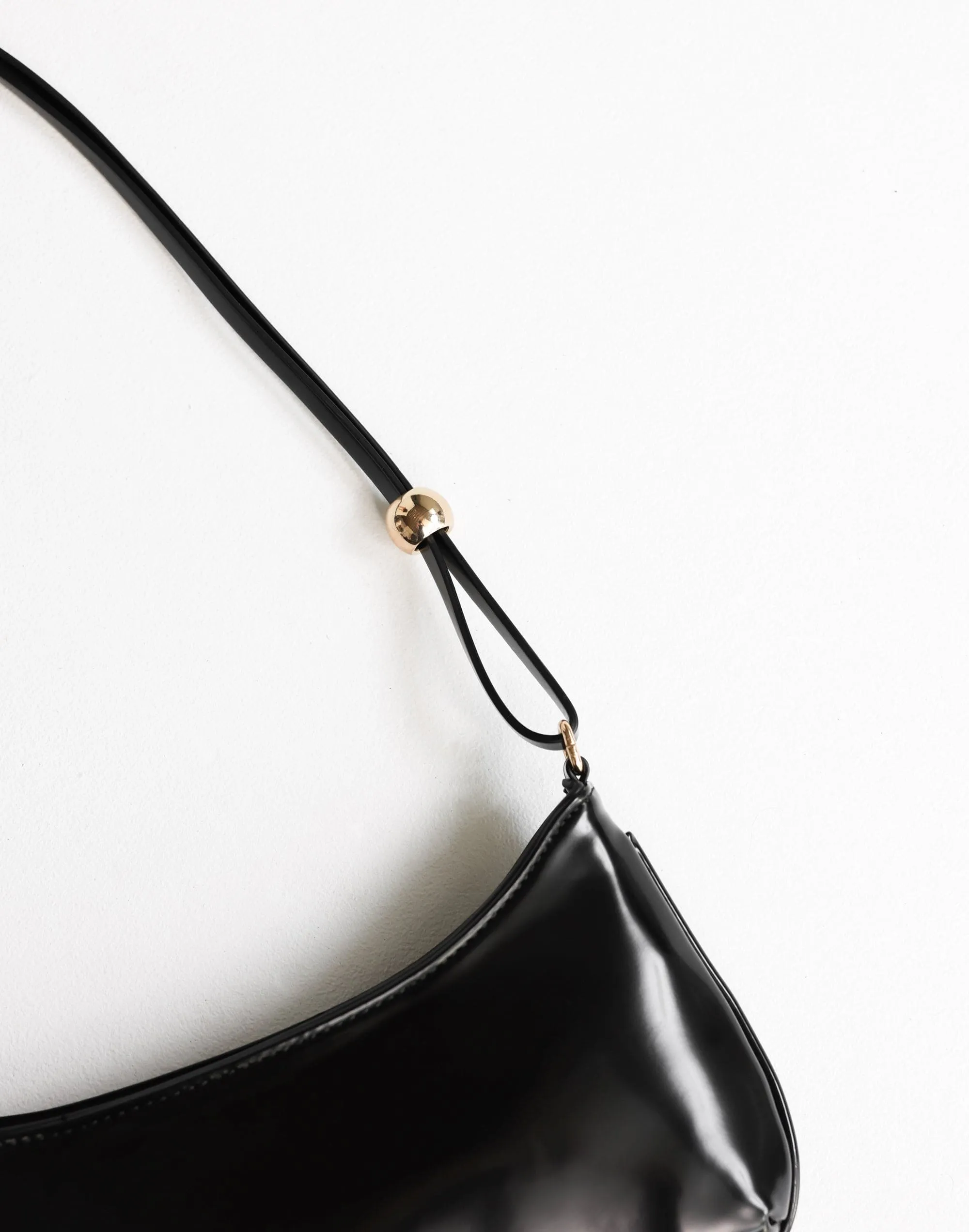 Rosabelle Shoulder Bag (Black Shine) - By Billini