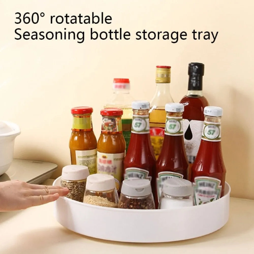 Rotating Spice and Sauce Rack Organizer